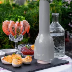 Batteridrevet krydderkvern m/2 finapod 23 cm stone