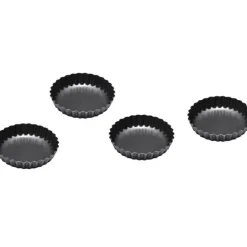 BAYk bakeform 9 cm 4 stk mørk grå