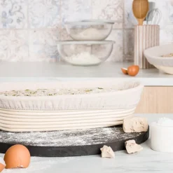 bAYk hevekurv med trekk 35x17 cm natur