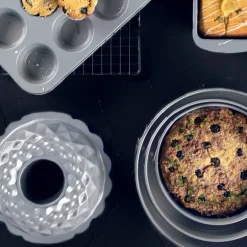 bAYk kakeform 1,5L sølv