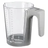 bAYk kjøkkenvekt/målebeger 5kg/1,5L klar/grå