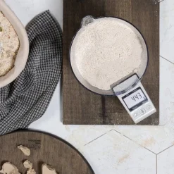 bAYk kjøkkenvekt/målebeger 5kg/1,5L klar/grå