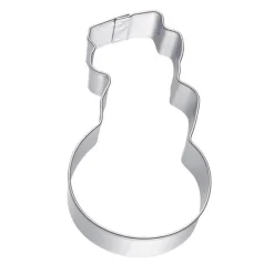 bAYk pepperkakeform snømann sølv