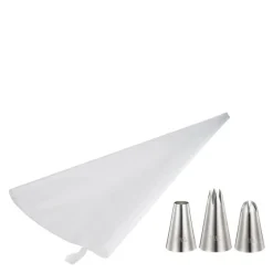 bAYk sprøytepose m/tipper 4 stk hvit