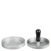 Bbq burgerpresse 11 cm blank/svart