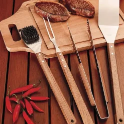 BBQ by Hellstrøm grillbørste 41,5 cm natur