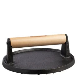 BBQ by Hellstrøm grillpresse 18 cm svart