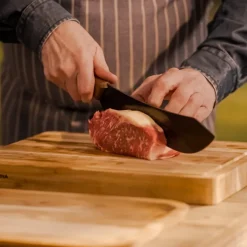 BBQ by Hellstrøm kjøttkniv 24 cm natur