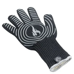 BBQ grillhanske 16,7x30,8 cm svart