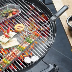 BBQ grillkurv 3,8x49 cm stål