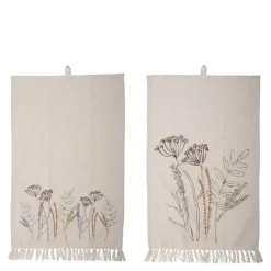 Bea kjøkkenhåndkle 70x45 cm 2 stk natur