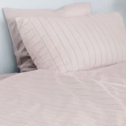 Bedding Collection dynetrekk 140x200+63x60 cm powder rose stripes