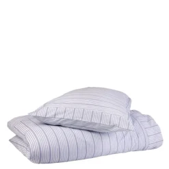 Bedding Collection dynetrekk 150x210+50x60 cm powder blue stripes