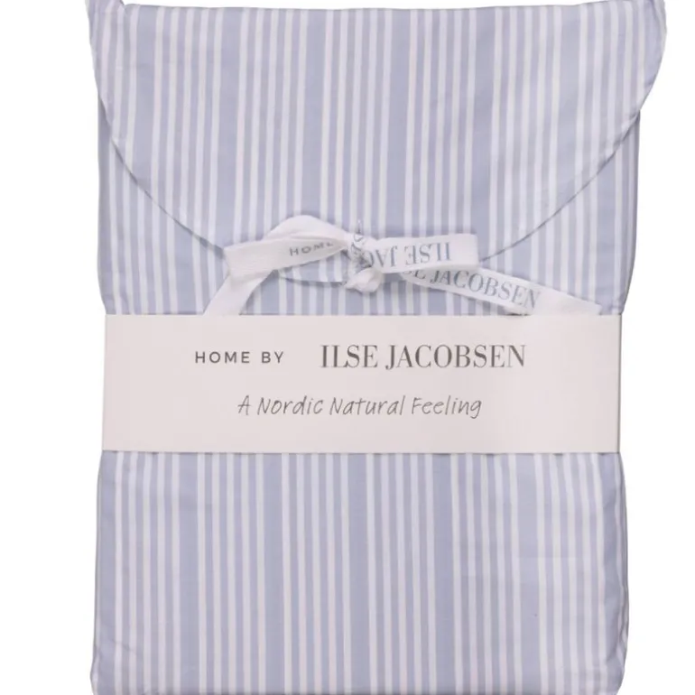 Bedding Collection dynetrekk 150x210+50x60 cm powder blue stripes