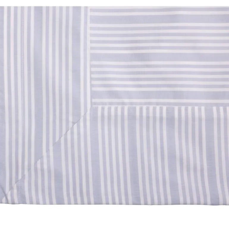 Bedding Collection dynetrekk 150x210+50x60 cm powder blue stripes