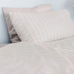 Bedding Collection dynetrekk 140x220+50x70 cm sand stripes
