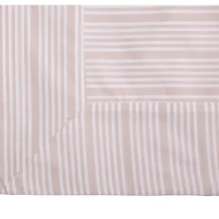 Bedding Collection dynetrekk 140x220+63x60 cm sand beige stripes