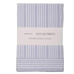 Bedding Collection putetrekk 50x70 cm 2 stk powder blue stripes