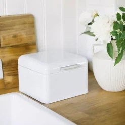 Bella brødboks 20x20x13,5 cm hvit