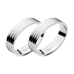 Bernadotte serviettring 2 stk blank