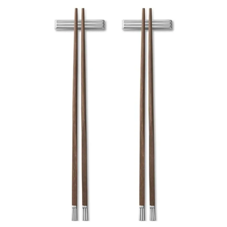 Bernadotte spisepinner 2 sett blank