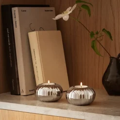 Bernadotte telysestaker 8,4x4,5 cm 2 stk stål