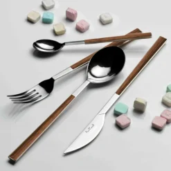 Bestikksett 24 deler sushi queen mahogany