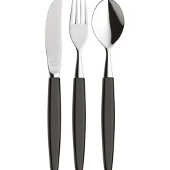 Bestikksett 18 deler svart