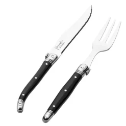 Bestikksett mini 12 stk svart