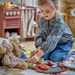 Bette kjøkkensett leketøy til barn 9 deler tre