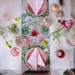 Bettys tulpaner løper 35x120 cm rosa