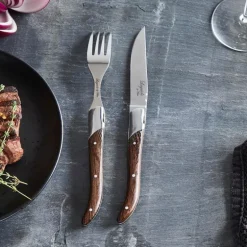 Biffgafler 6 deler wengetre