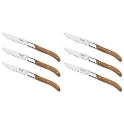 Biffkniv 6 deler oliventre