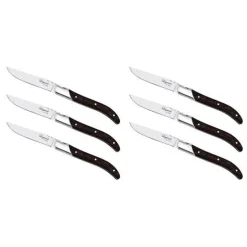 Biffkniv 6 deler wengetre