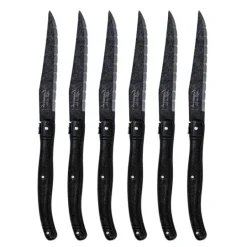 Biffkniver 23 cm 6 stk stonewash