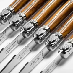 Biffkniver 23 cm 6 stk wood