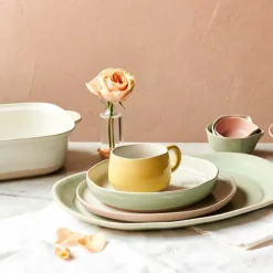 Big Love ildfast form 39x25 cm hvit