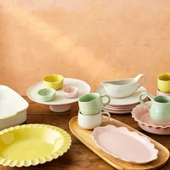 Big Love serveringsfat 34 cm gul