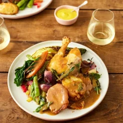 Big Love tallerken 27 cm 4 stk rosa