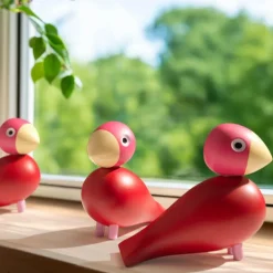 Bird flora 2024 12,5 cm pink