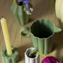 Birgit vase 14 cm olive