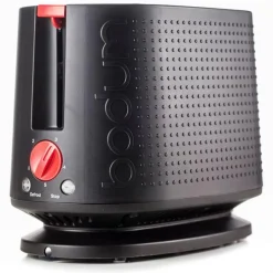 Bistro brødrister 2 skiver svart