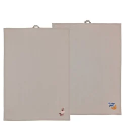 Bistro kjøkkenhåndkle 50x70 cm 2 stk coffee brown