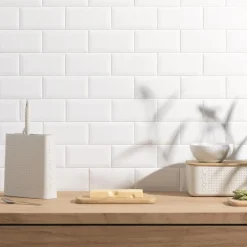 Bistro knivblokk 20 cm hvit