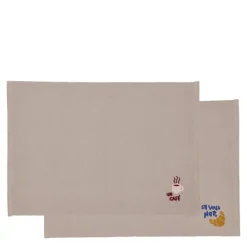 Bistro spisebrikke 33x48 cm 2 stk coffee brown