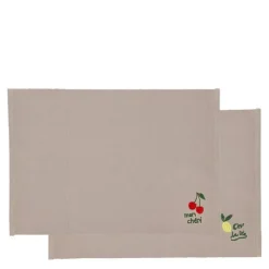 Bistro spisebrikke 33x48 cm 2 stk green