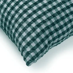 Bæk&Bølge putetrekk 63x60 cm grønn/lys blå