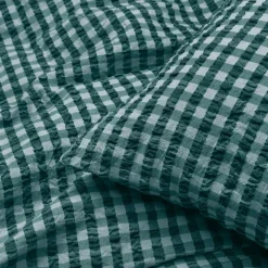 Bæk&Bølge sengetøy 220x220 cm grønn/lys blå