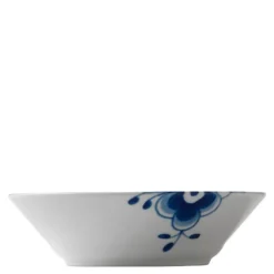 Blå Mega Riflet dyp tallerken 17 cm