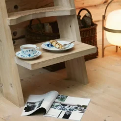 Blå Mega Riflet flat tallerken 22 cm dekor 6